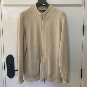 Loro Piona 100% cotton zip sweater